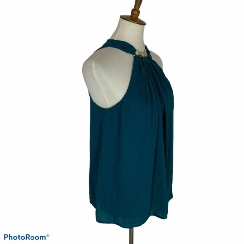Michael Kors Womens Blouse Blue Sz M - Picture 5 of 11